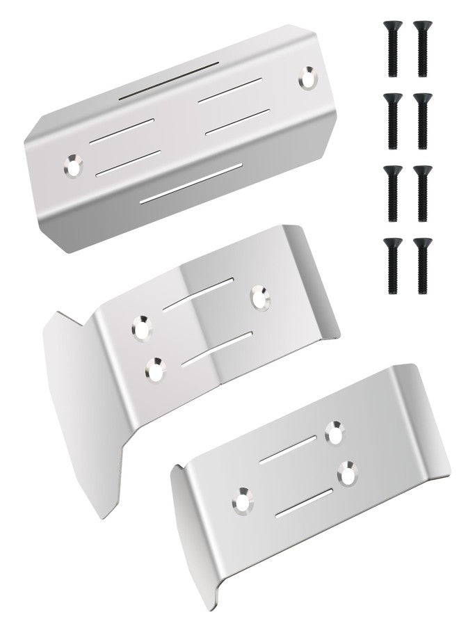 POLANTA Stainless Steel Skid Plate Guard Chassis Guard Compatible with 1/16 Mini-Maxx - Image 1